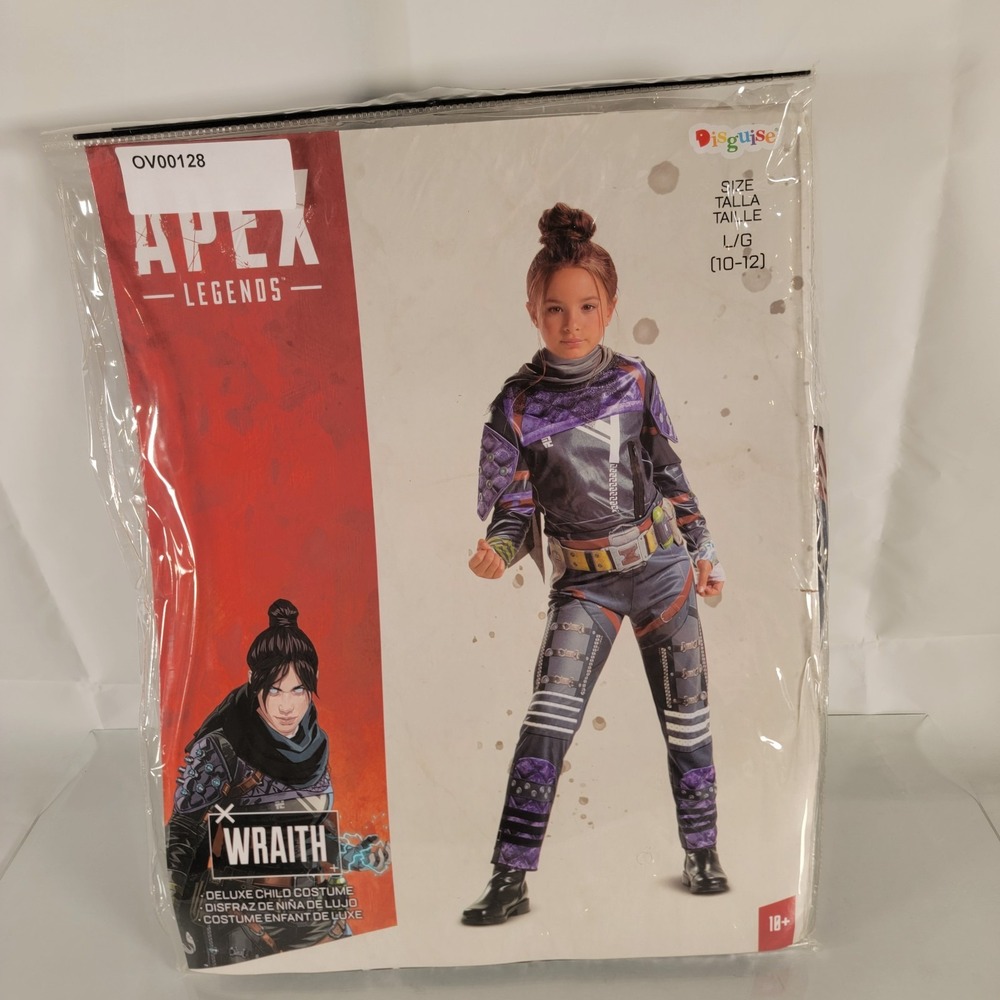 Apex Legends Wraith Deluxe Video Game Halloween Cosplay Costume Size Large L